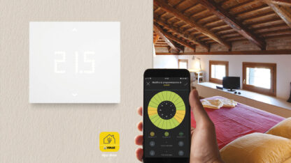 VIW02913 Termostato connesso LTE parete bianco - immagine 4
