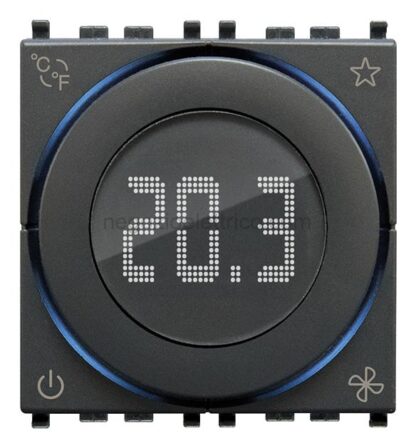VIW02971 Termostato rotella domotico 2M grigio
