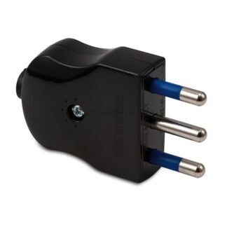 MST05060 COMPACT Spina 2 poli+T 16A Nera