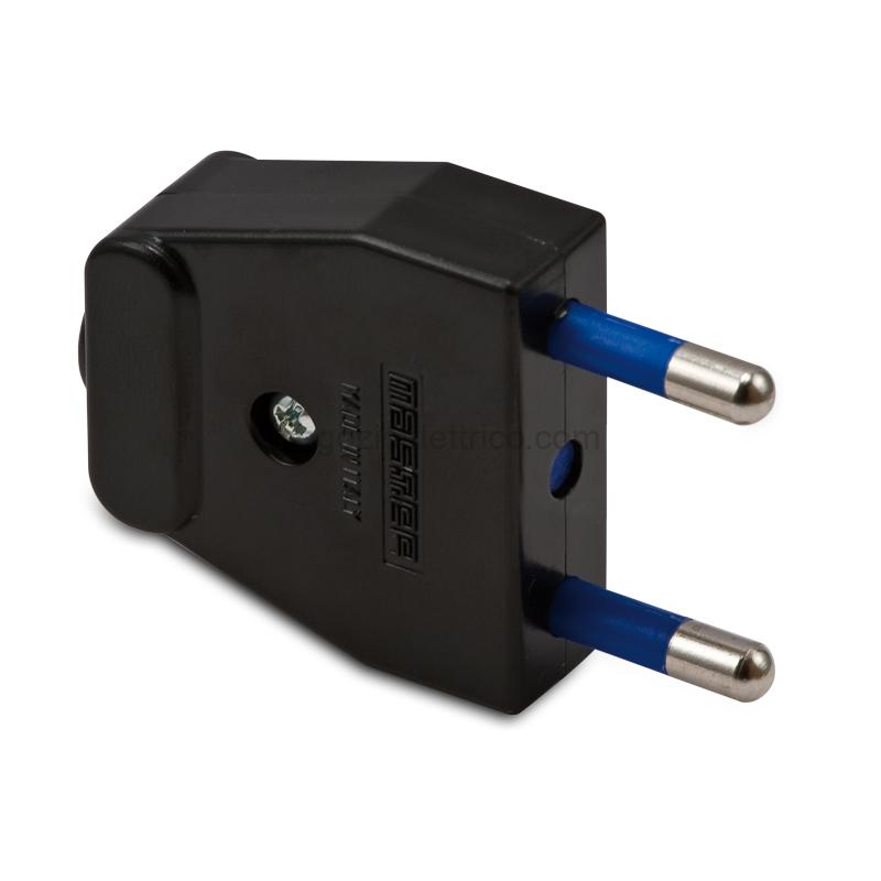 MST05150 Spina 2 poli 16A Nera