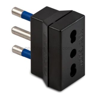 MST05620 Adatt.Sempl.Bipresa 16A+T Nero