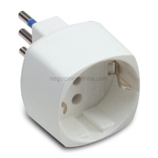 MST05871 Adatt.Schuko 10A+T Bianco