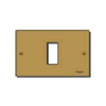 VIW08535.BR Placca 1M allum. viti bronzo