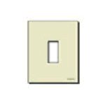 VIW08605.A Placca 1M resina scatto avorio