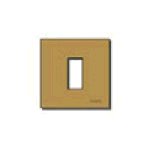 VIW08605.BR Placca 1M allum. scatto bronzo