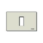 VIW08635 Placca 1M allum. scatto oro
