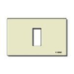 VIW08635.A Placca 1M resina scatto avorio