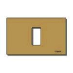 VIW08635.BR Placca 1M allum. scatto bronzo