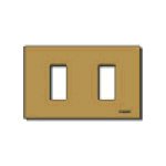 VIW08636.BR Placca 2M allum. scatto bronzo