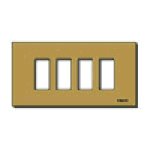 VIW08638.BR Placca 4M allum. scatto bronzo