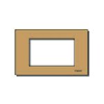 VIW08657.BR Placca 3Msp allum. scatto bronzo