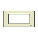 VIW08658.A Placca 4Msp resina scatto avorio