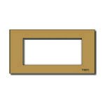 VIW08658.BR Placca 4Msp allum. scatto bronzo