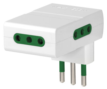 VIWRI.00310.B Adattatore mult. S11 + 3P11 bianco