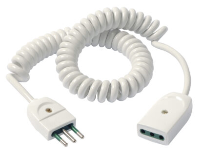 VIW0P32347.B Cavo prolunga estensibile 3G0,75 3m bian