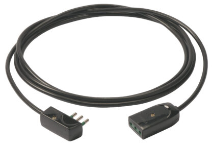 VIW0P32364 Cavo prolunga 3G0,75+spinapiatta 3m nero