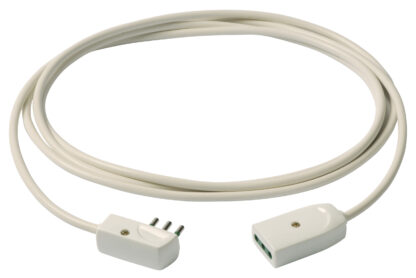 VIW0P32364.B Cavo prolunga 3G0,75+spinapiatta 3m bian