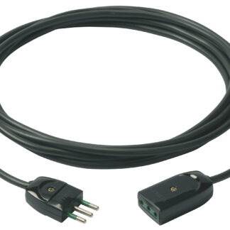 VIW0P32367 Cavo prolunga 3G0,75 5m nero