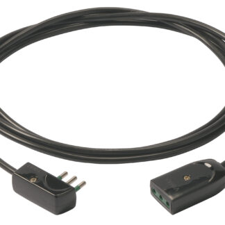 VIW0P32369 Cavo prolunga 3G0,75+spinapiatta 5m nero
