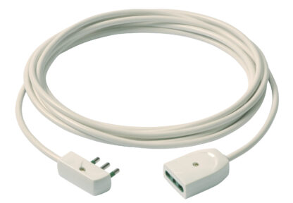 VIW0P32386.B Cavo prolunga 3G1+spina piatta 3m bianco