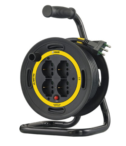 VIW0P32730 Avvolgicavo 16A 4 uscite universali 15m