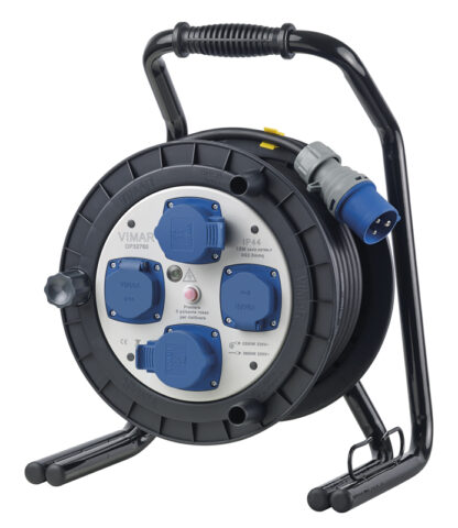 VIW0P32760 Avvolgicavo industriale 16A 4 uscite 15m