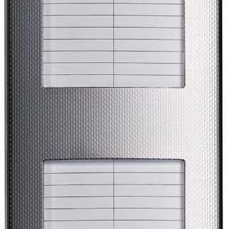 VIW122N Placca suppl. 2M 2 cartelli acciaio