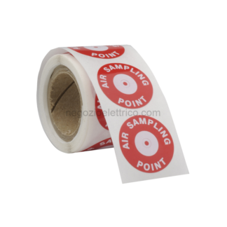COE128-014 etichetta circolare campionamento (100 pz)