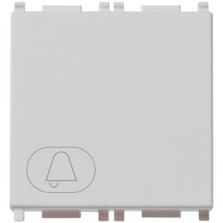 VIW14008.2.C.SL Pulsante 1P NO 10A campanello 2M Silver