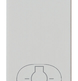 VIW14021.L.SL Tasto 1M simbolo luce Silver