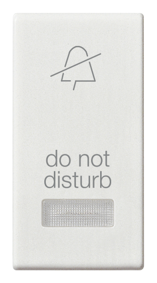 VIW14026.DND Tasto 1M con diffusore simb. DND bianco