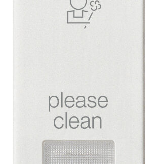 VIW14026.PLS Tasto 1M con diffusore simb. PLS bianco