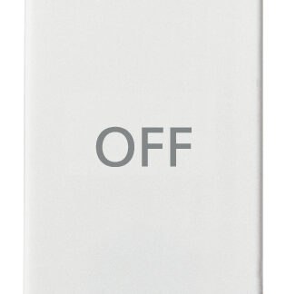 VIW14056.33 Pulsante 1P NO+NC 10A simbolo OFF bianco