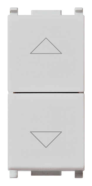 VIW14060.SL Commutatore 2P 10AX a due tasti Silver