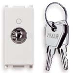 VIW14083.S Interruttore 2P 16AX +chiave OFF bianco