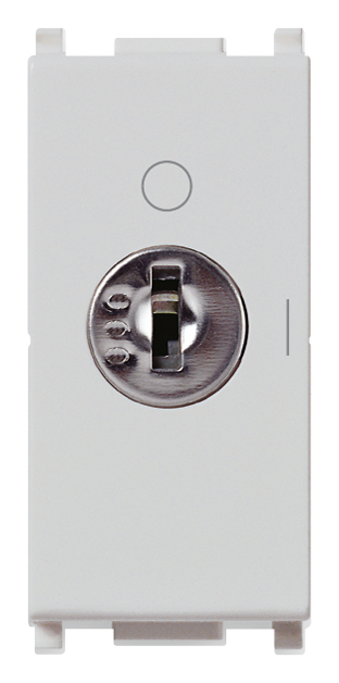 VIW14083.CU.SL Interr. 2P 16AX +chiave unif. Silver