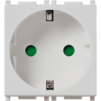 VIW14208.SL Presa SICURY 2P+T 16A tedesco Silver