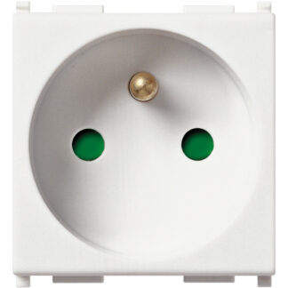 VIW14212 Presa SICURY 2P+T 16A francese bianco
