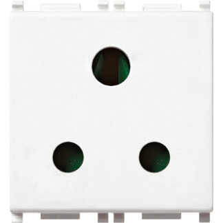 VIW14214 Presa SICURY 2P+T 5A inglese bianco