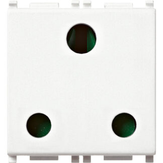 VIW14218 Presa SICURY 2P+T 16A inglese bianco