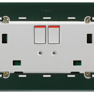 VIW14222.SL 2 prese 2P+T 13A inglese interr. Silver