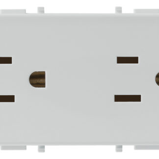 VIW14246.SL Due prese 2P+T 15A USA+SASO Silver