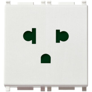 VIW14248 Presa SICURY 2P+T 16A USA+EU bianco