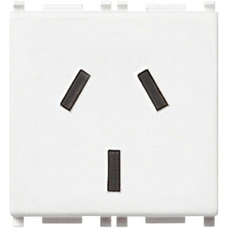 VIW14253 Presa SICURY 2P+T 20A argentino bianco