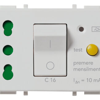 VIW14283.SL Presa 2P+T 16A P17/11 intb+MTDiff Silver