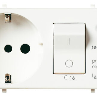 VIW14286 Presa 2P+T16A P30 intb+MTDiff C16 bianco