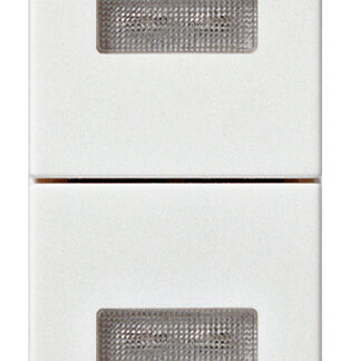 VIW14388 Doppia spia neutra bianco