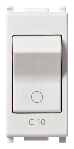 VIW14405.10 Interruttore MT 1P+N C10 120-230V bianco