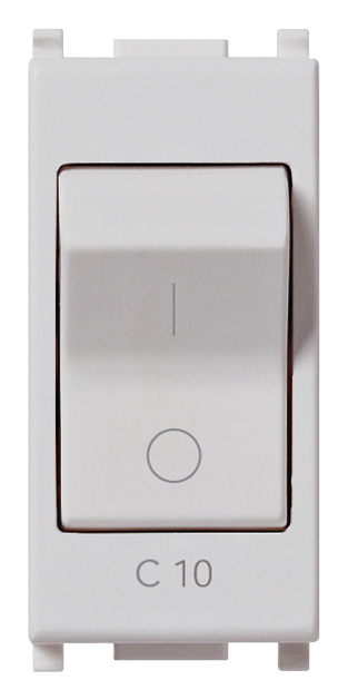 VIW14405.10.SL Interruttore MT 1P+N C10 120-230V Silver