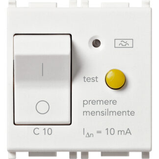 VIW14411.10 Interruttore MTDiff.1P+N C10 10mA bianco